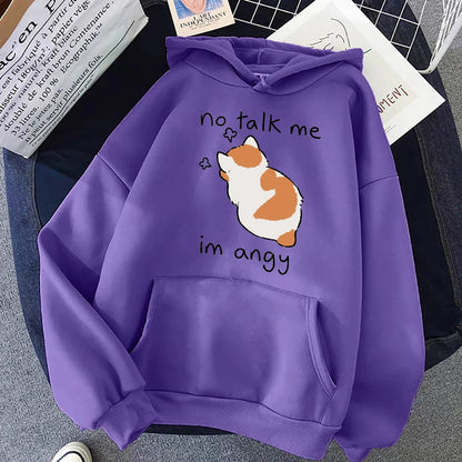 No Talk Me Hoodie