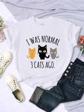 Lade das Bild in den Galerie-Viewer, I Was Normal T-Shirt
