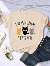 Lade das Bild in den Galerie-Viewer, I Was Normal T-Shirt
