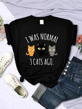 Lade das Bild in den Galerie-Viewer, I Was Normal T-Shirt
