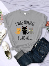 Lade das Bild in den Galerie-Viewer, I Was Normal T-Shirt
