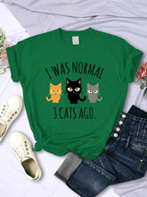 Lade das Bild in den Galerie-Viewer, I Was Normal T-Shirt
