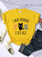 Lade das Bild in den Galerie-Viewer, I Was Normal T-Shirt
