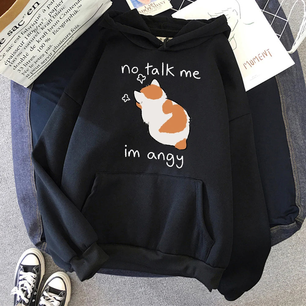 No Talk Me Hoodie