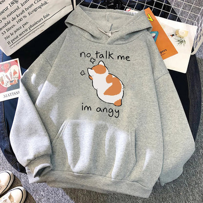 No Talk Me Hoodie