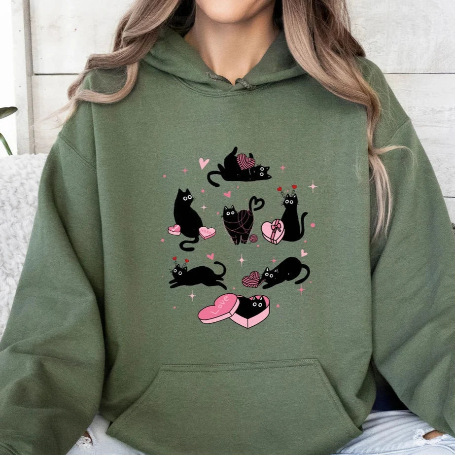 Cat Love Hoodie