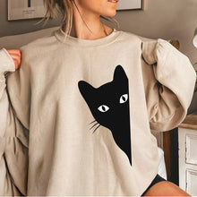 Lade das Bild in den Galerie-Viewer, Black Cat Sweater
