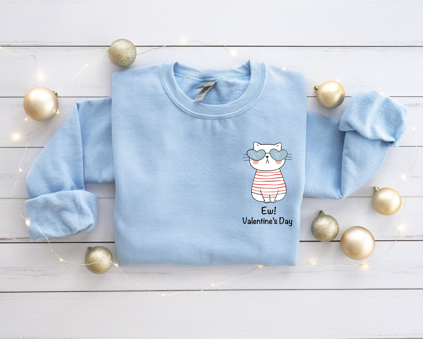 Cat Lover Valentine Sweater