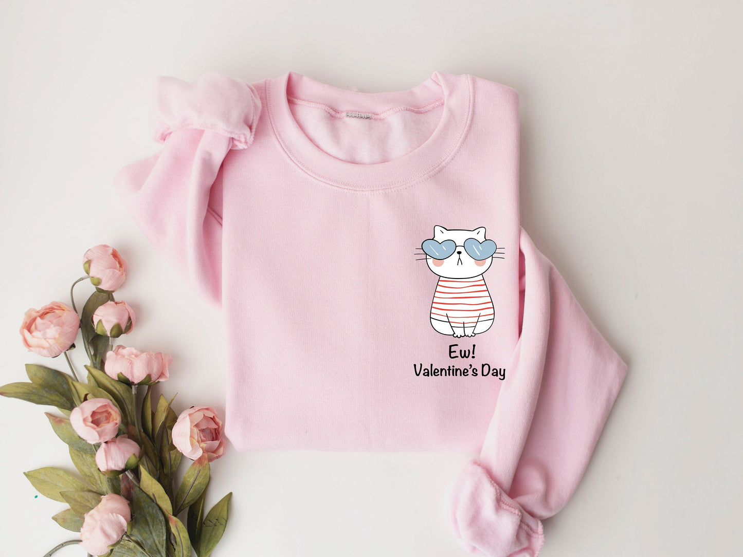 Cat Lover Valentine Sweater