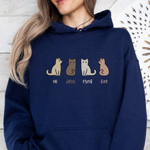 Lade das Bild in den Galerie-Viewer, Un Deux Trois Cat Hoodie
