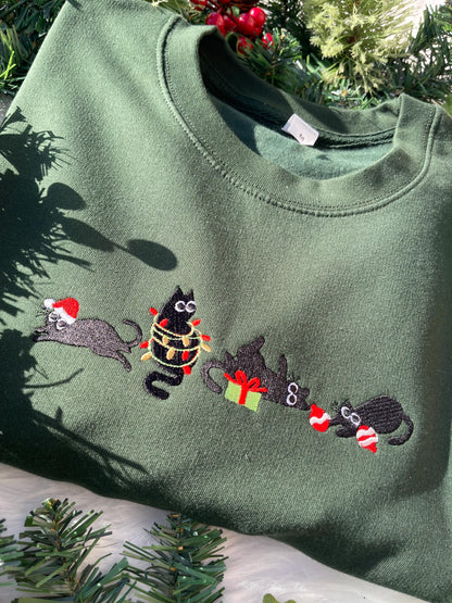 Christmas Cat Sweater V4