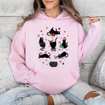 Christmas Cat Hoodie